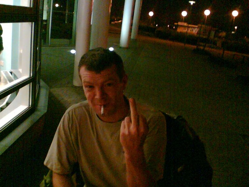 Chuffster giving the salute Chuffster giving the salute