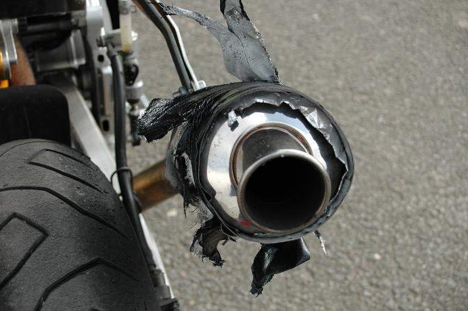 Tyre looks good. Shame about the can. Tyre looks good. Shame about the can.