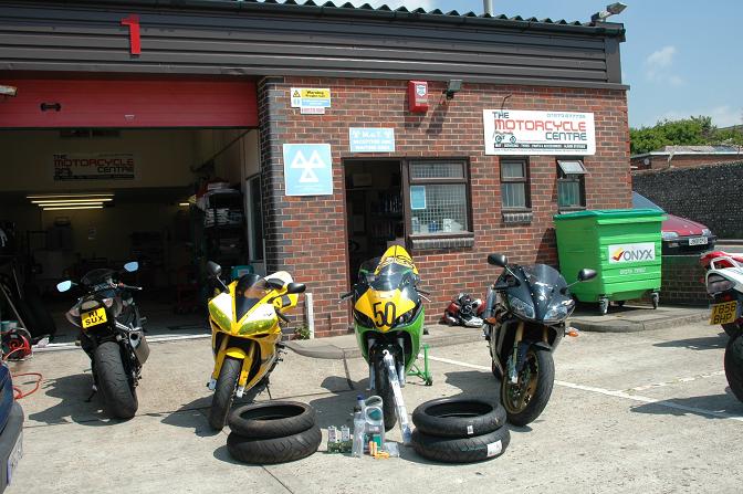 Bikes at the Motorcycle Centre