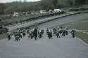 Looking from behind the grid at Lydden Hill, first race Sunday.  Poor old Wal is at the back afetr his crash on the Saturday  - courtesy of Chief Wobbler