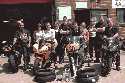 From left to right: Lorne, Lucy, Bruce, Christine, Steve, Chuffster, Sandra, Steve2, Duncan, Craig and Justine behind the camera!